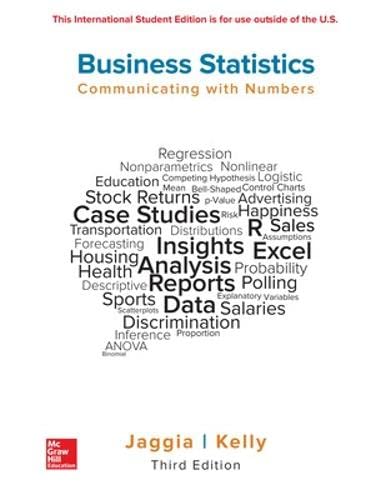 Business Statistics:Communicating With