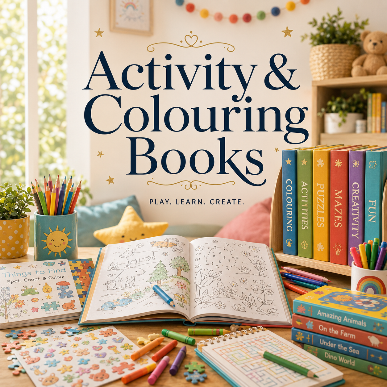 Activity & Colouring Books