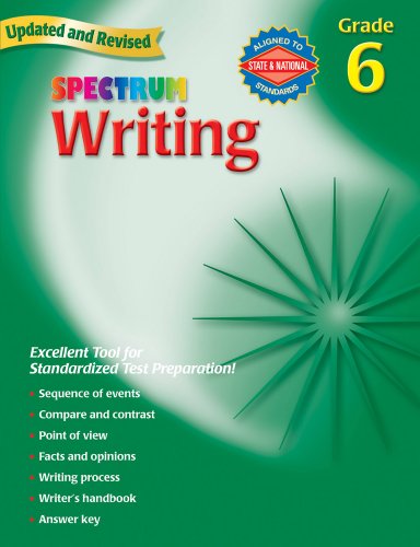 Writing, Grade 6 (Spectrum) 